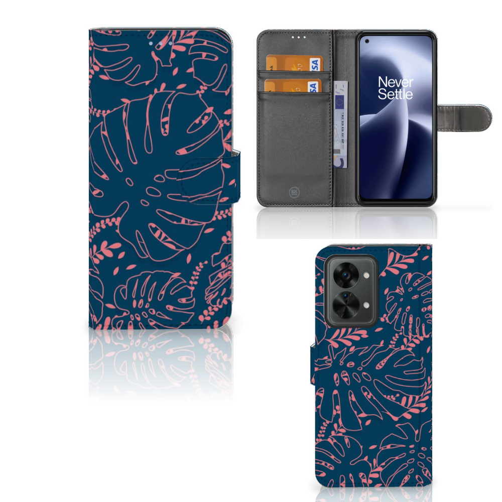 OnePlus Nord 2T Hoesje Palm Leaves