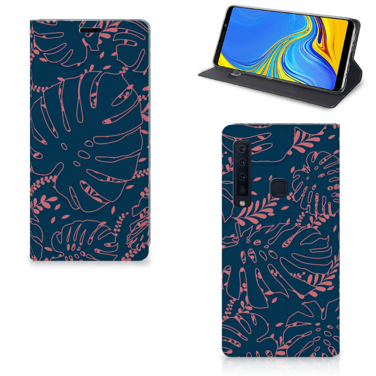 Samsung Galaxy A9 (2018) Standcase Hoesje Design Palm Leaves