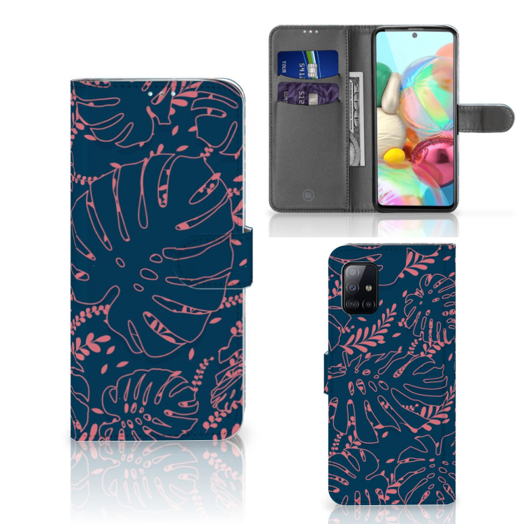 Samsung Galaxy A71 Hoesje Palm Leaves