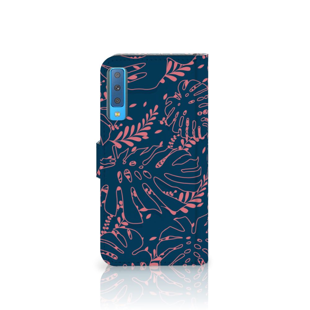Samsung Galaxy A7 (2018) Hoesje Palm Leaves