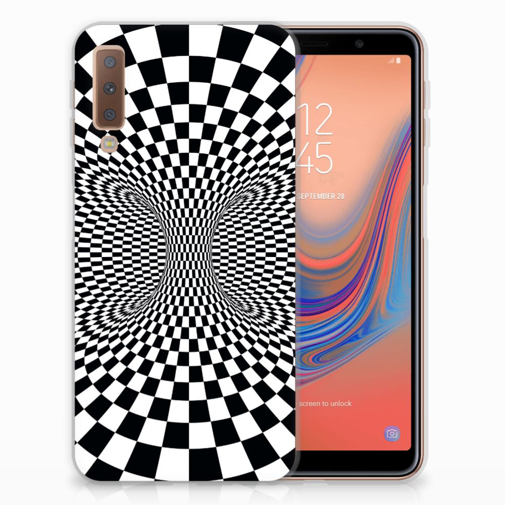 Samsung Galaxy A7 (2018) TPU Hoesje Illusie