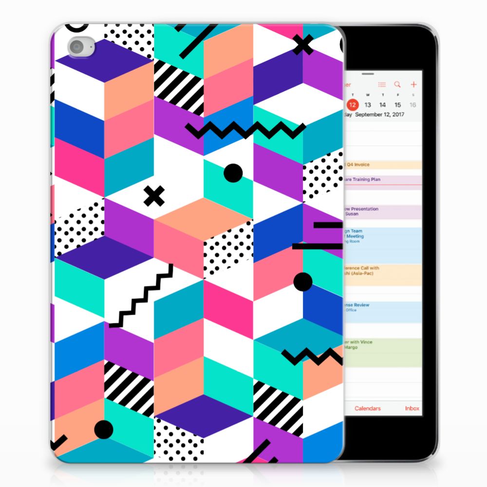 Apple iPad Mini 4 | Mini 5 (2019) Back Cover Blokken Kleurrijk