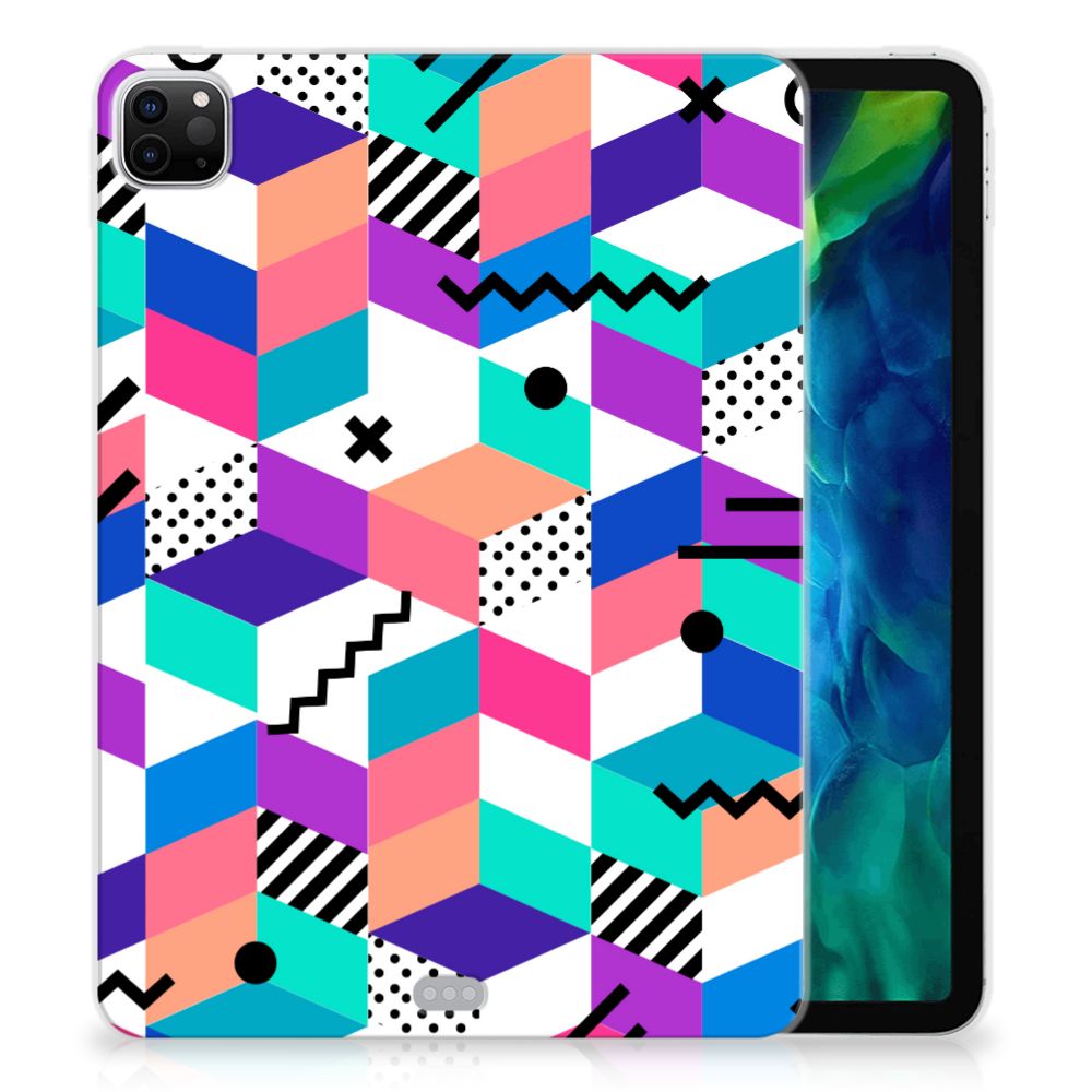 iPad Pro 11 inch (2021) | iPad Pro 11 inch (2020) Back Cover Blokken Kleurrijk