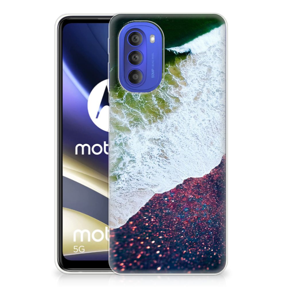 Motorola Moto G51 5G TPU Hoesje Sea in Space