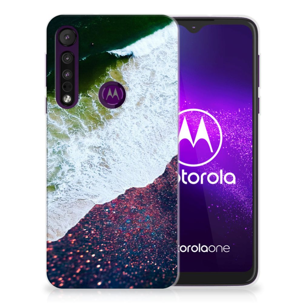 Motorola One Macro TPU Hoesje Sea in Space