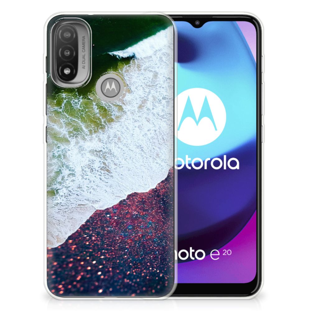 Motorola Moto E20 | E40 TPU Hoesje Sea in Space
