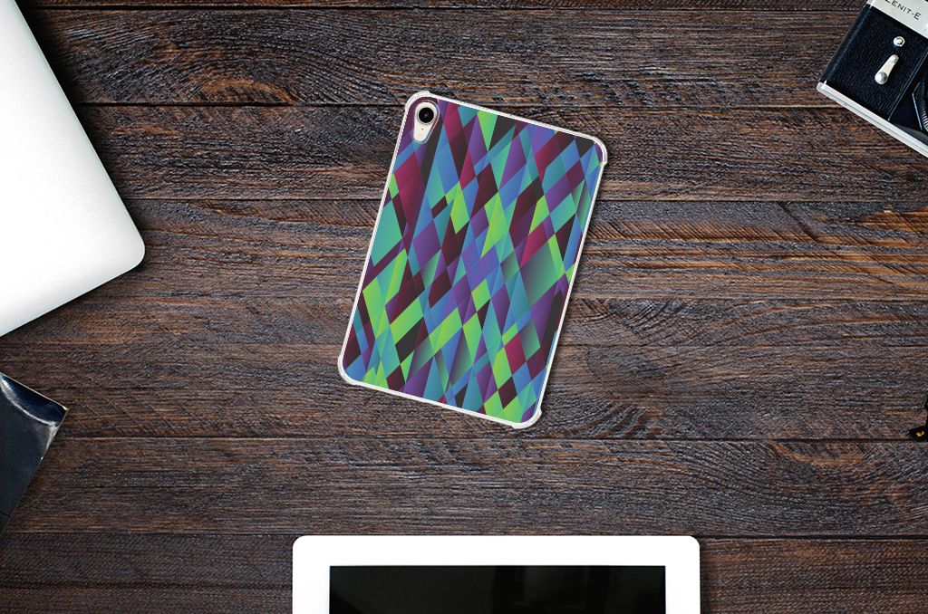 Apple iPad mini 6 (2021) Back Cover Abstract Green Blue