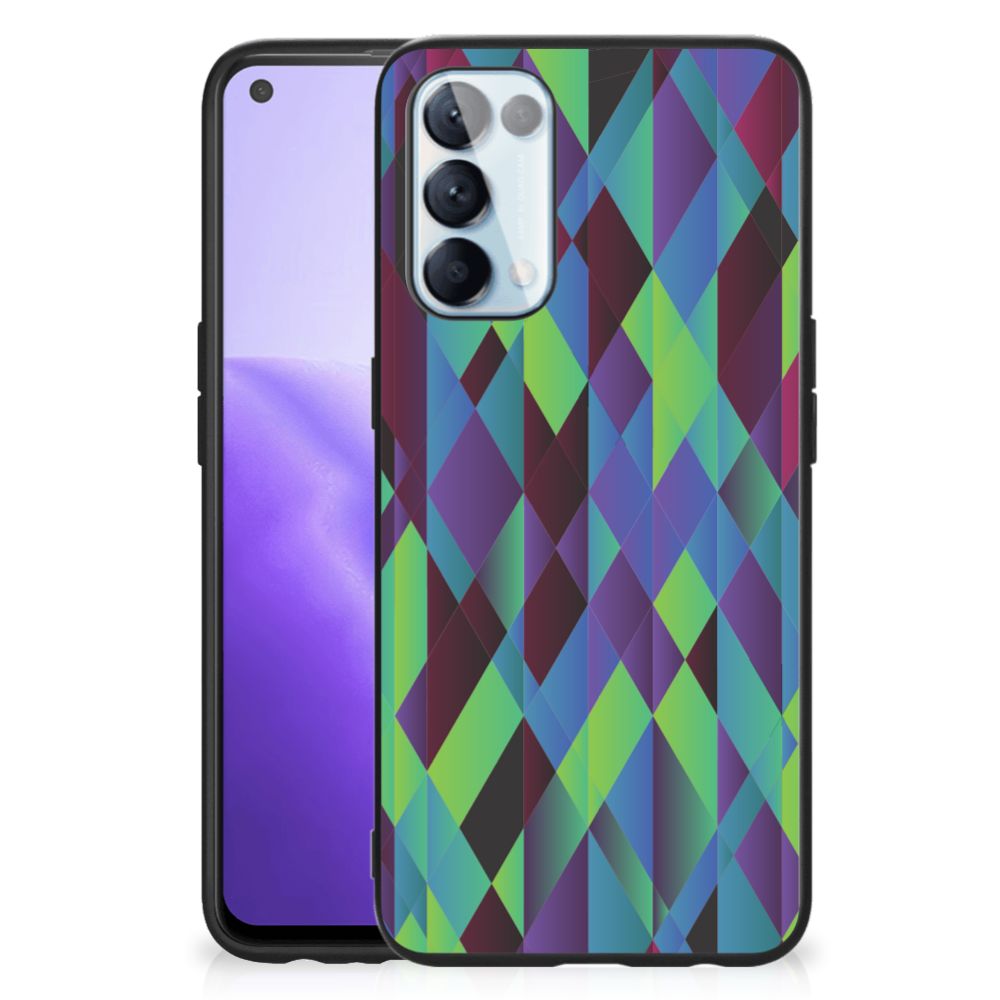 OPPO Reno5 5G | Find X3 Lite Backcover Abstract Green Blue