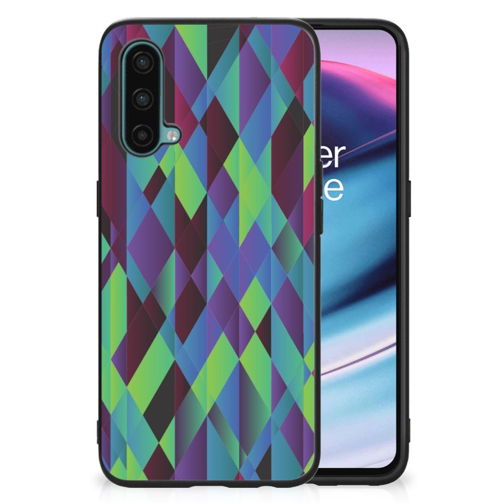 OnePlus Nord CE 5G Backcover Abstract Green Blue