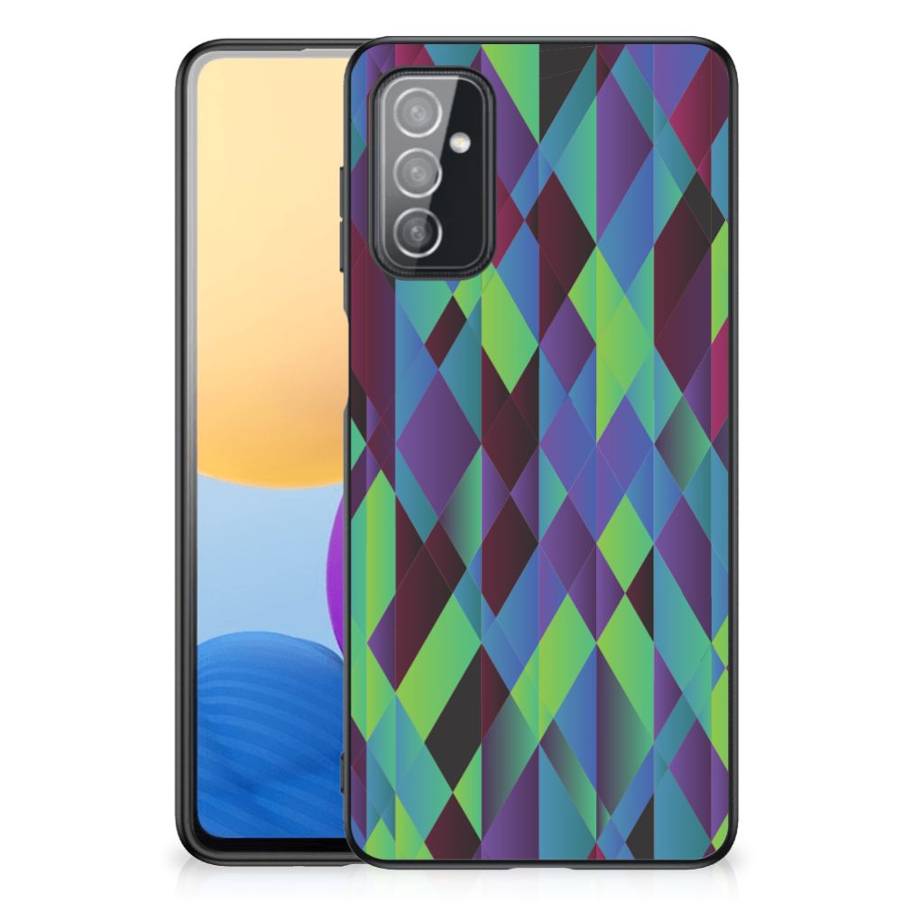 Samsung Galaxy M52 Backcover Abstract Green Blue