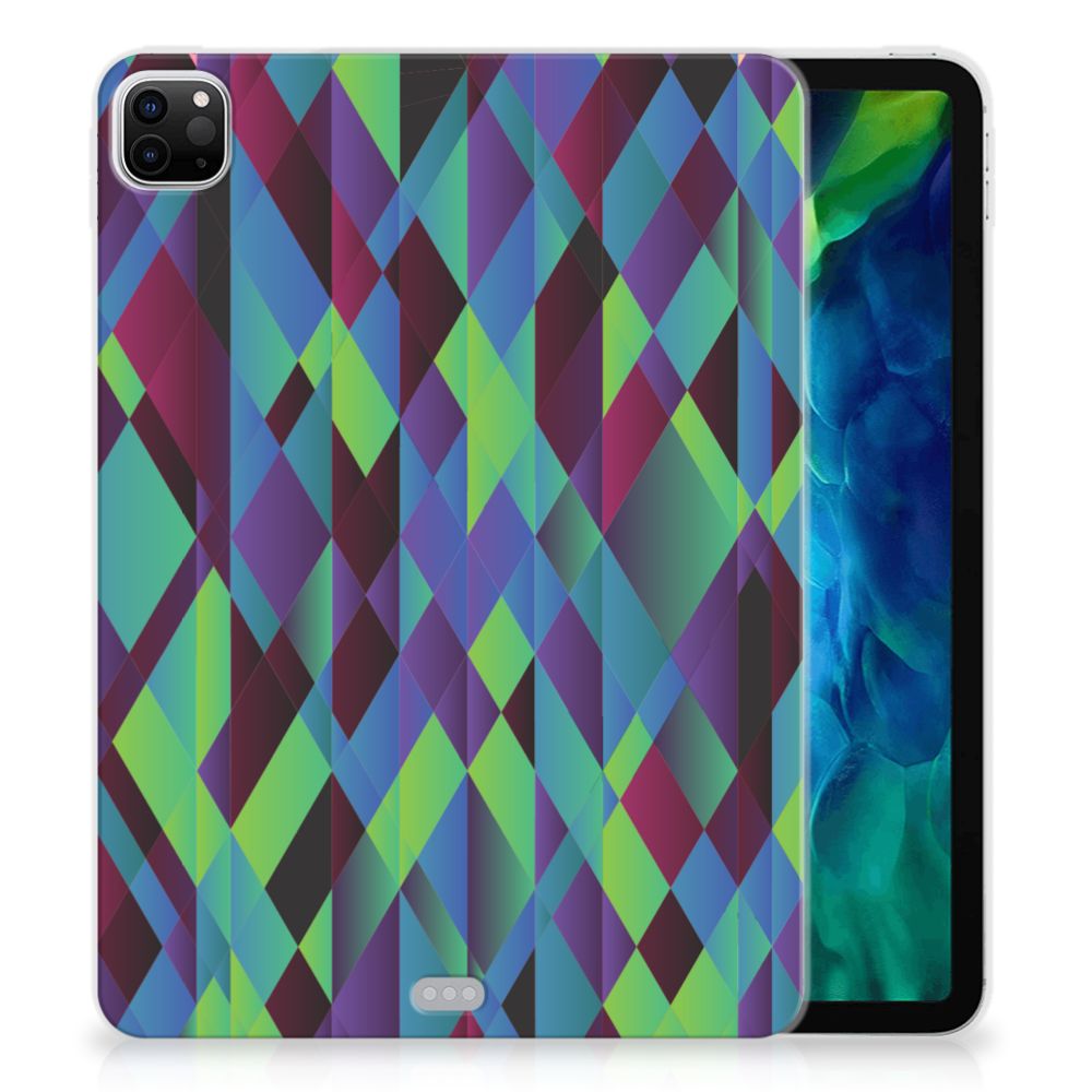 iPad Pro 11 inch (2021) | iPad Pro 11 inch (2020) Back Cover Abstract Green Blue