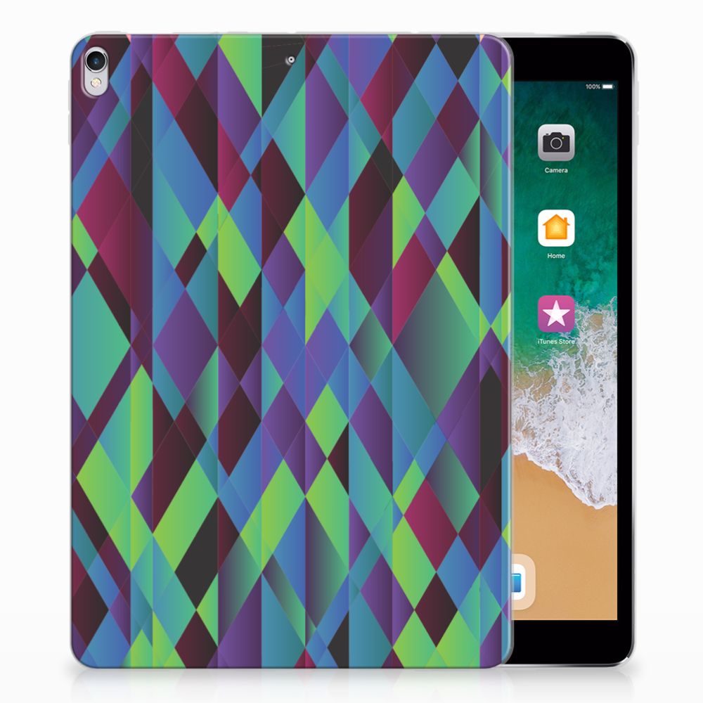 Apple iPad Pro 10.5 Back Cover Abstract Green Blue