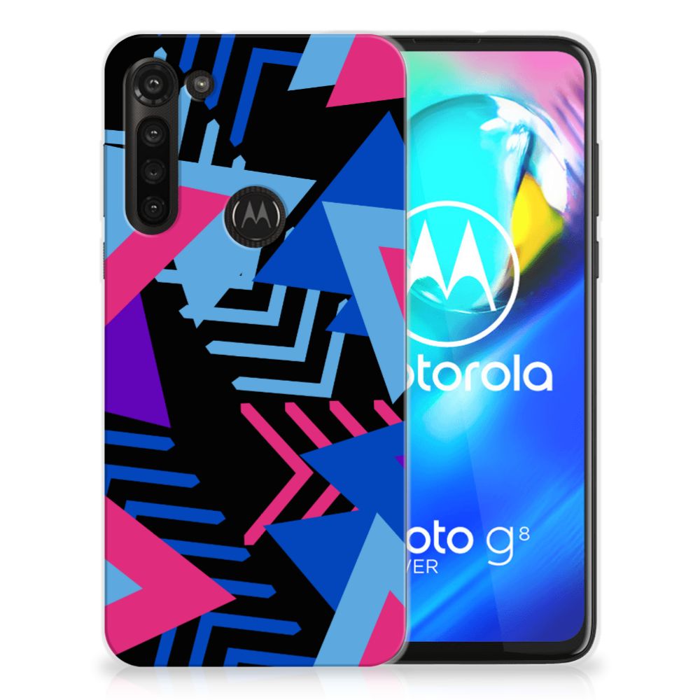 Motorola Moto G8 Power TPU Hoesje Funky Triangle
