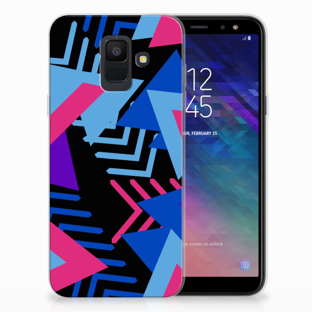 Samsung Galaxy A6 (2018) TPU Hoesje Funky Triangle