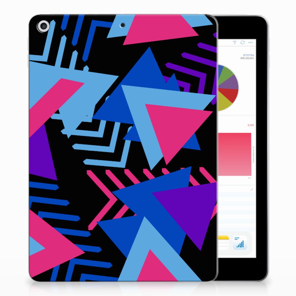 Apple iPad 9.7 2018 | 2017 Back Cover Funky Triangle