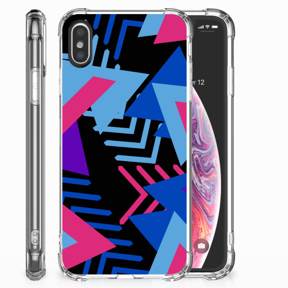 Apple iPhone X | Xs Shockproof Case Funky Triangle