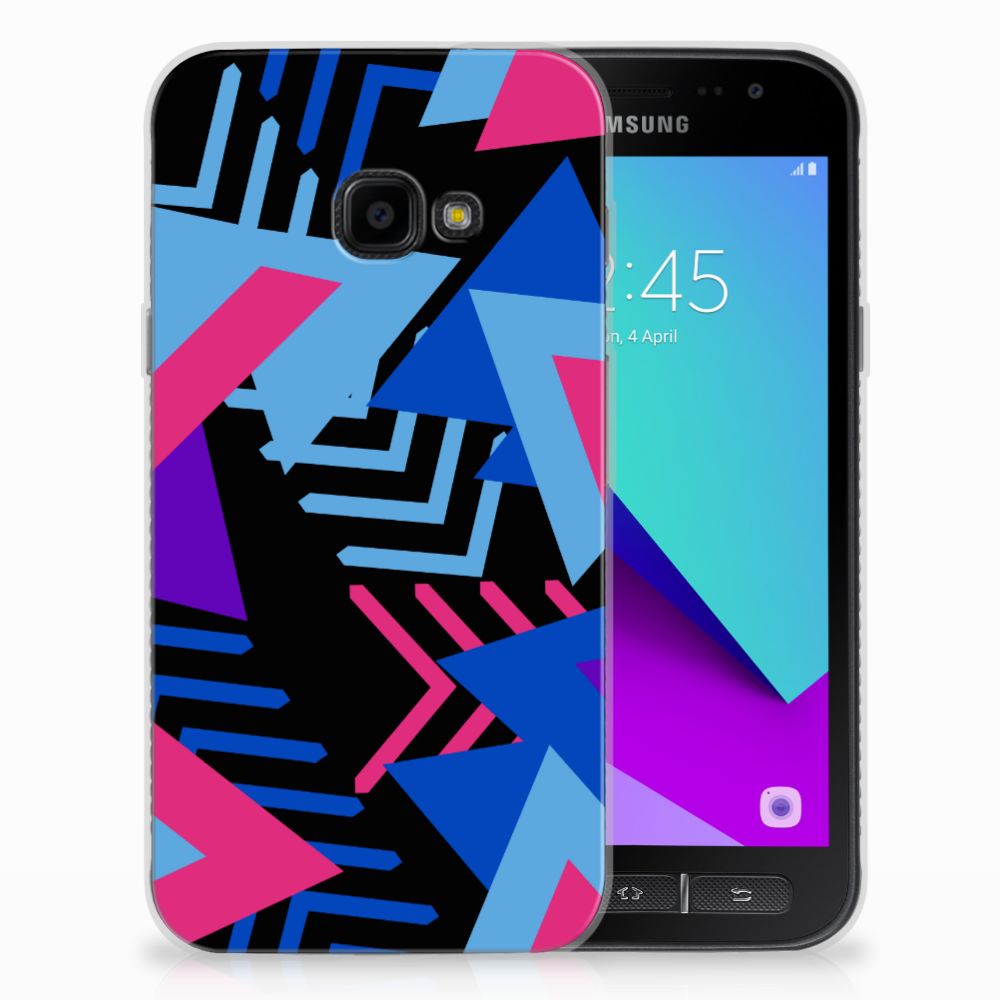 Samsung Galaxy Xcover 4 | Xcover 4s TPU Hoesje Funky Triangle