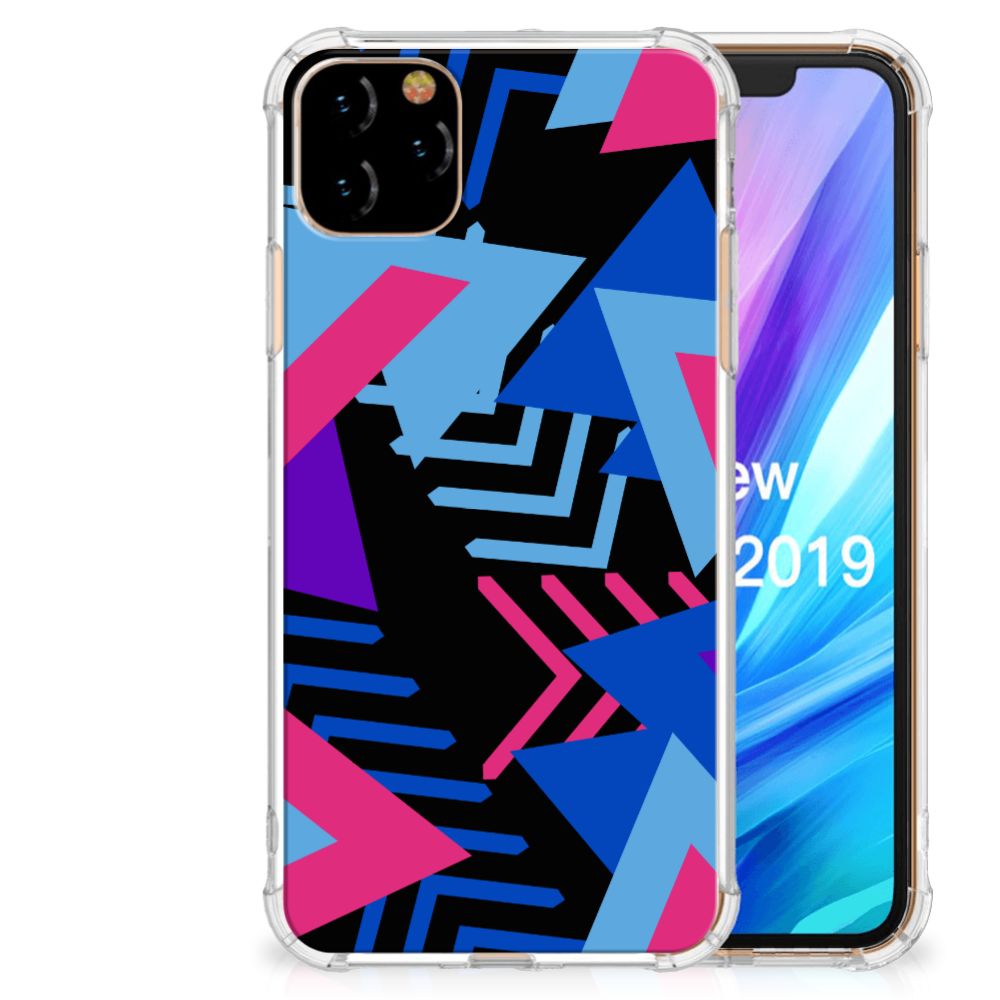 Apple iPhone 11 Pro Max Shockproof Case Funky Triangle