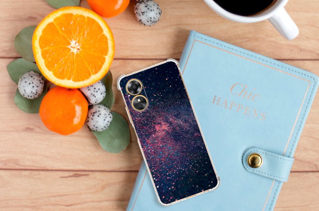 OPPO A17 Shockproof Case Stars
