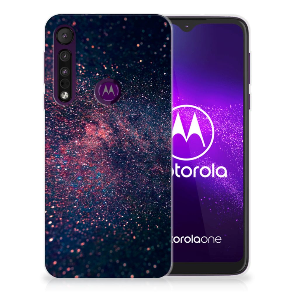 Motorola One Macro TPU Hoesje Stars