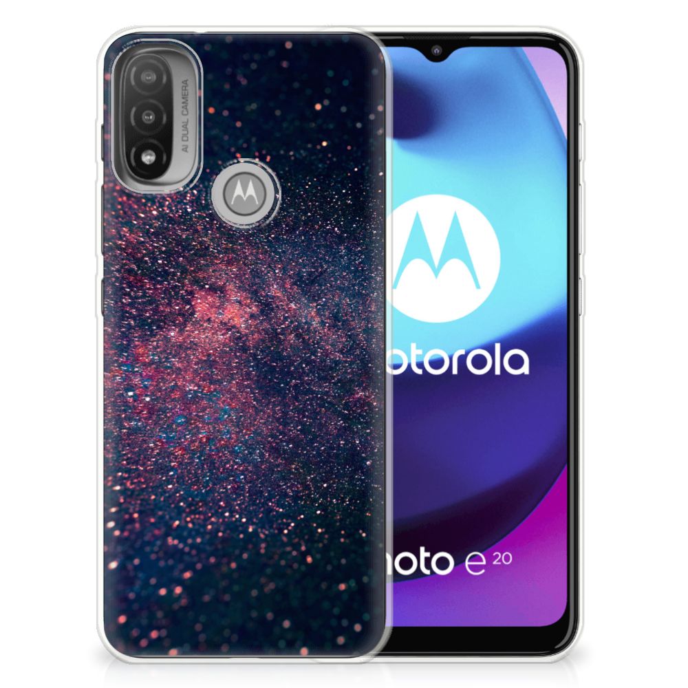 Motorola Moto E20 | E40 TPU Hoesje Stars