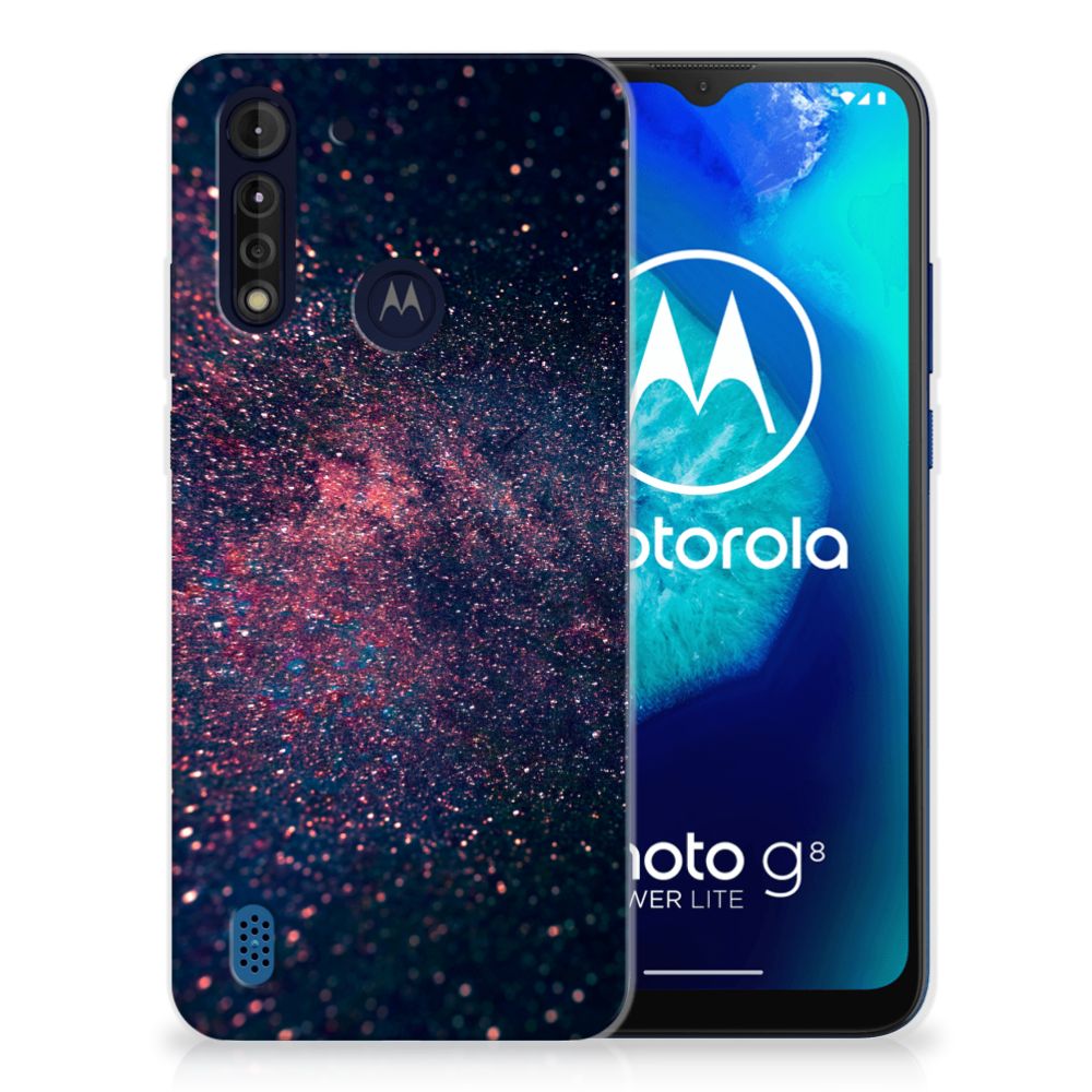 Motorola Moto G8 Power Lite TPU Hoesje Stars