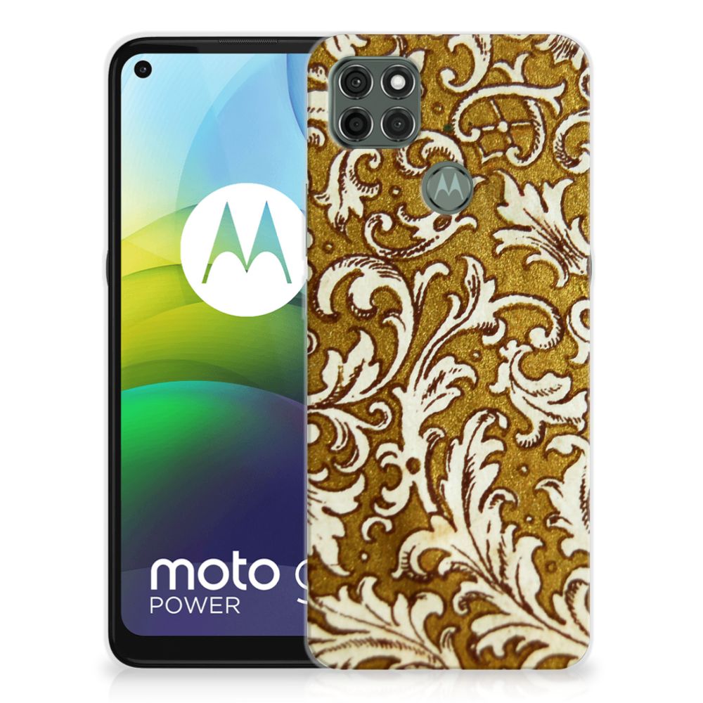 Siliconen Hoesje Motorola Moto G9 Power Barok Goud