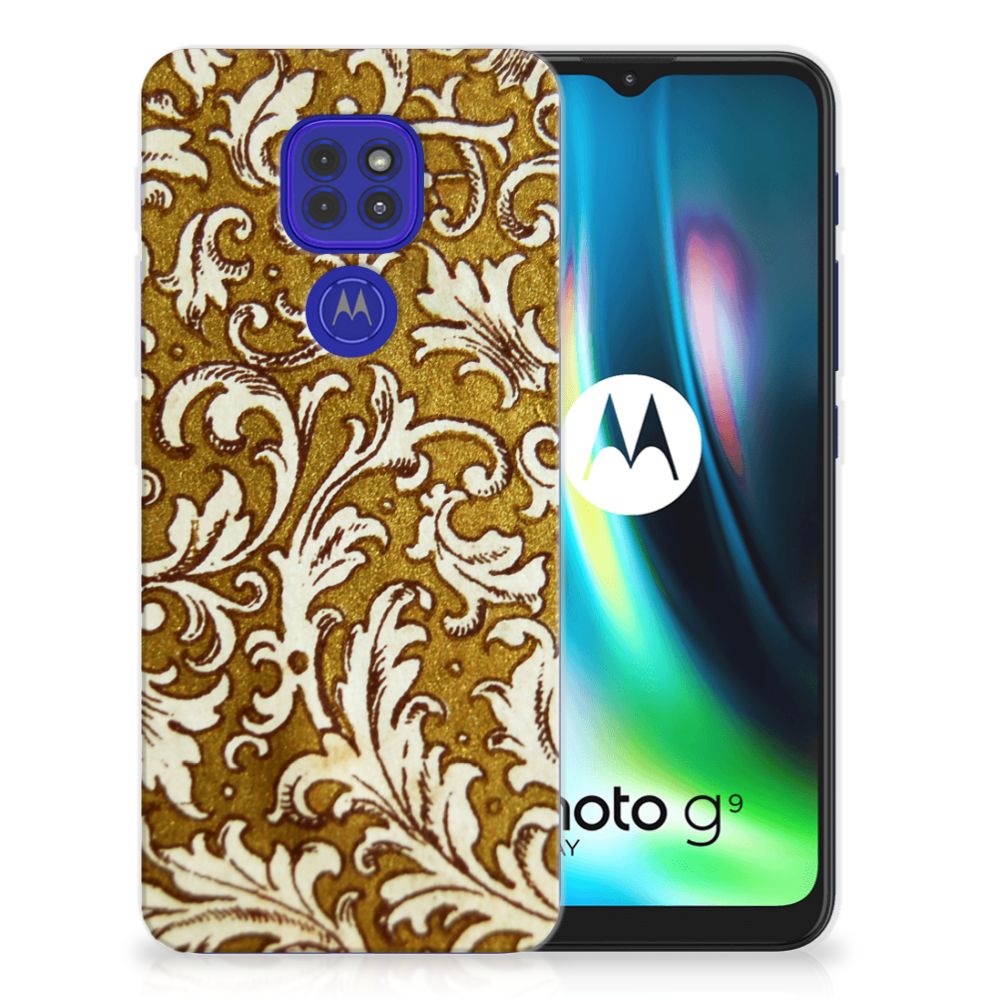 Siliconen Hoesje Motorola Moto G9 Play | E7 Plus Barok Goud