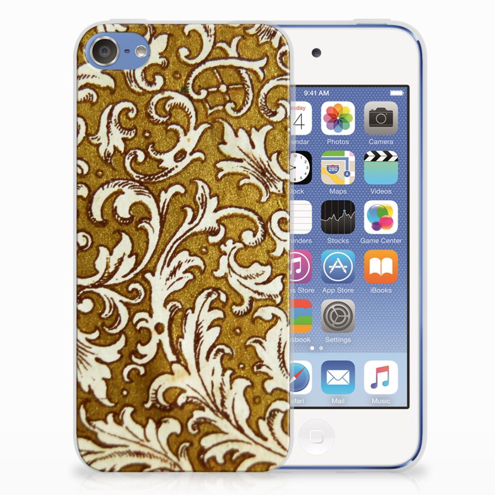 Siliconen Hoesje Apple iPod Touch 5 | 6 Barok Goud