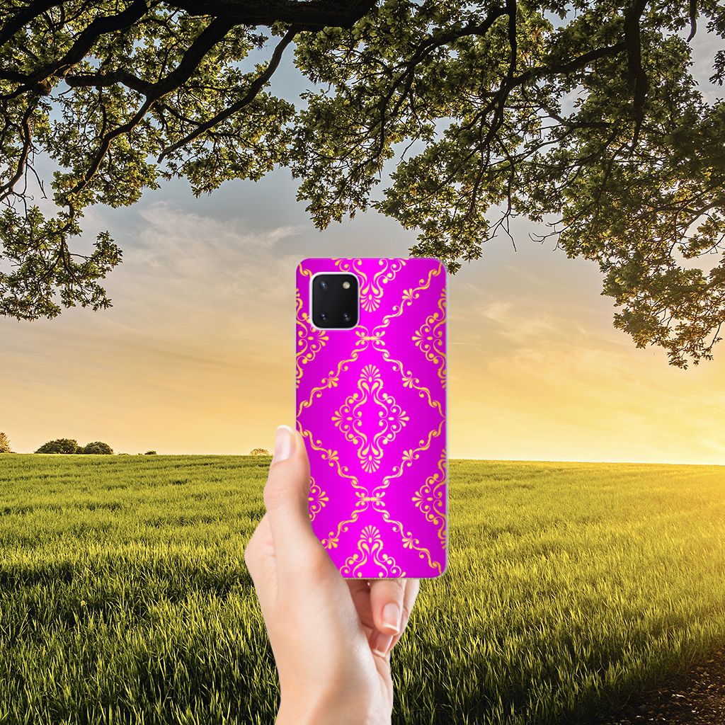 Siliconen Hoesje Samsung Galaxy Note 10 Lite Barok Roze