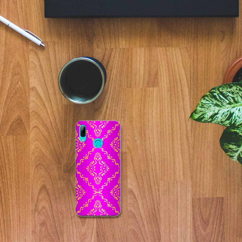 Siliconen Hoesje Huawei P Smart 2019 Barok Roze