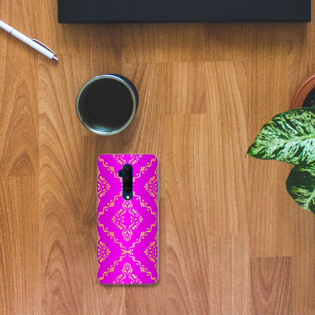 Siliconen Hoesje OnePlus 7T Pro Barok Roze
