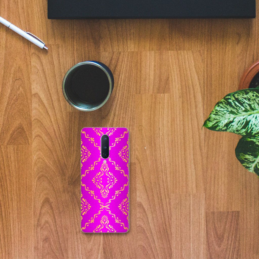 Siliconen Hoesje OnePlus 8 Barok Roze