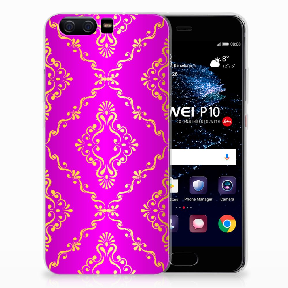 Siliconen Hoesje Huawei P10 Barok Roze