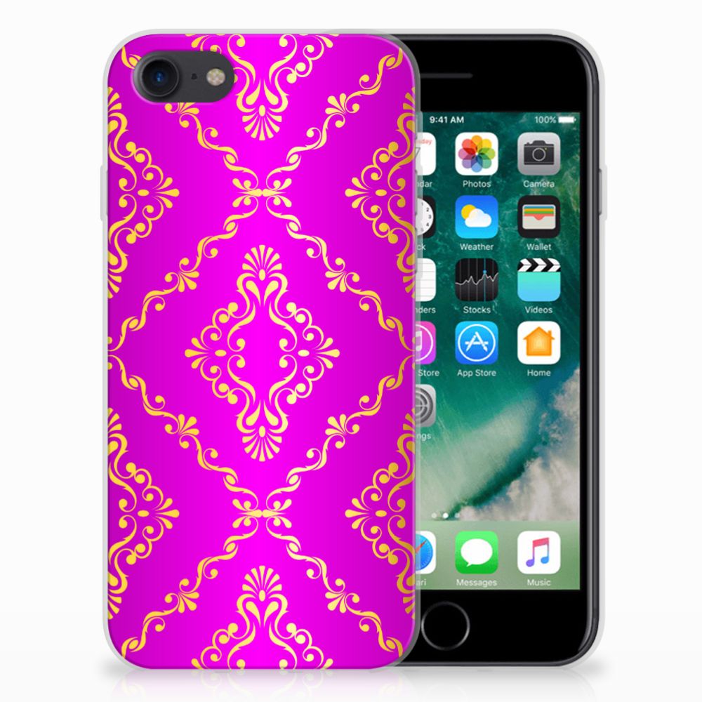 Apple iPhone 7 | 8 Uniek TPU Hoesje Barok Roze