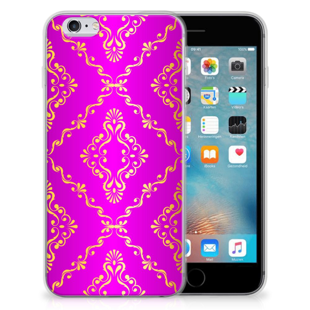 Apple iPhone 6 | 6s Uniek TPU Hoesje Barok Roze