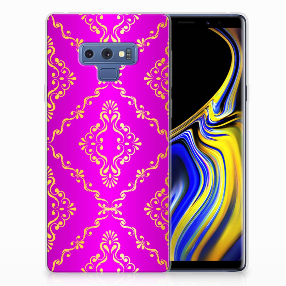 Siliconen Hoesje Samsung Galaxy Note 9 Barok Roze