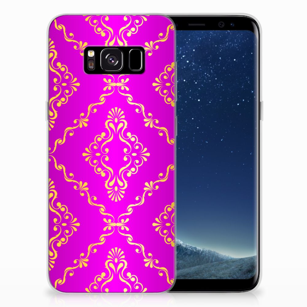 Siliconen Hoesje Samsung Galaxy S8 Barok Roze