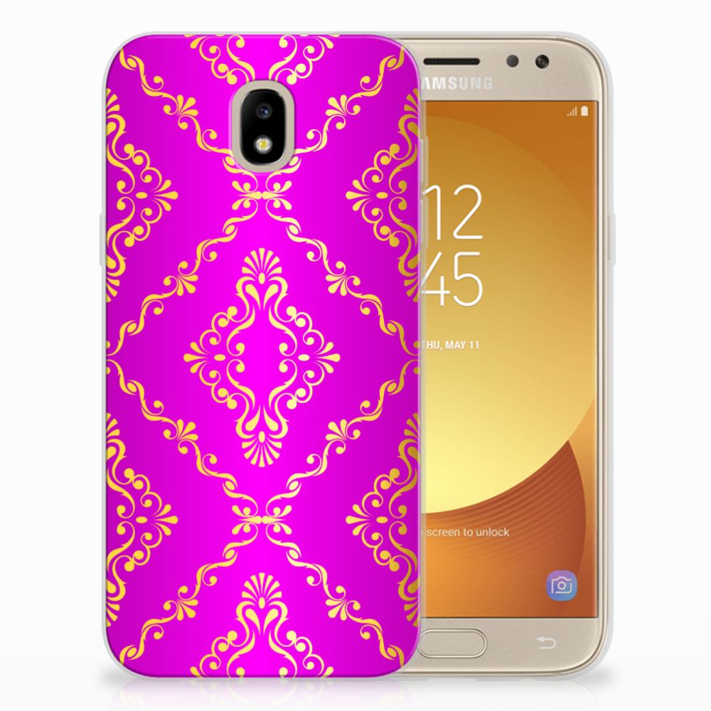Siliconen Hoesje Samsung Galaxy J5 2017 Barok Roze