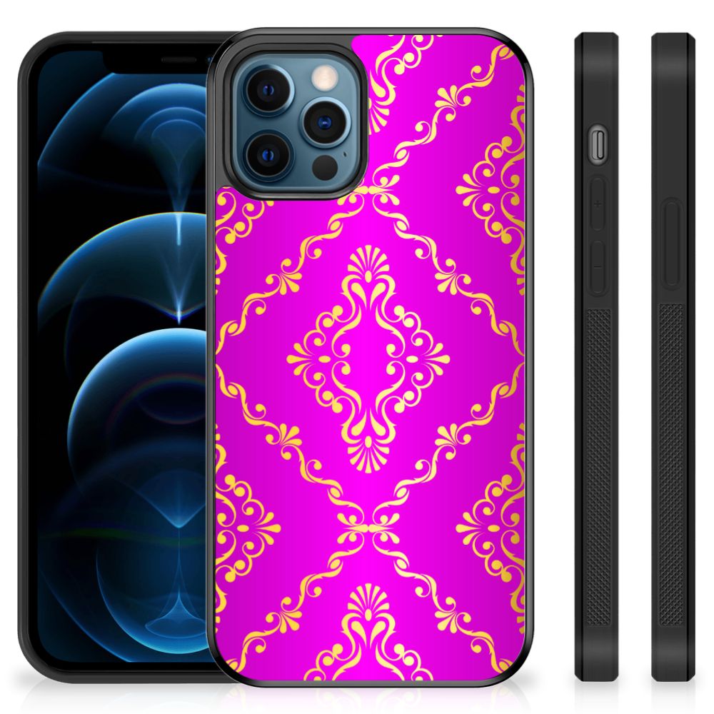 Hoesje TPU iPhone 12 Pro | 12 (6.1) Barok Roze