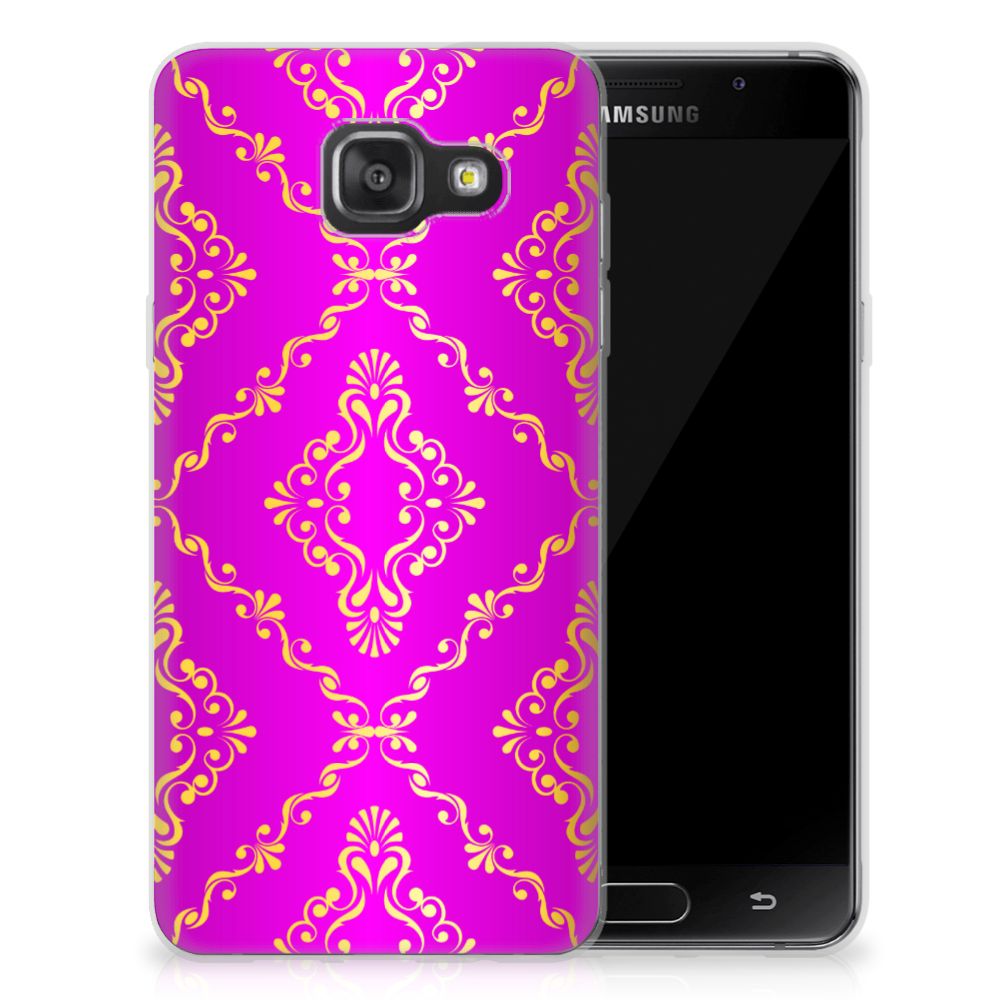 Siliconen Hoesje Samsung Galaxy A3 2016 Barok Roze
