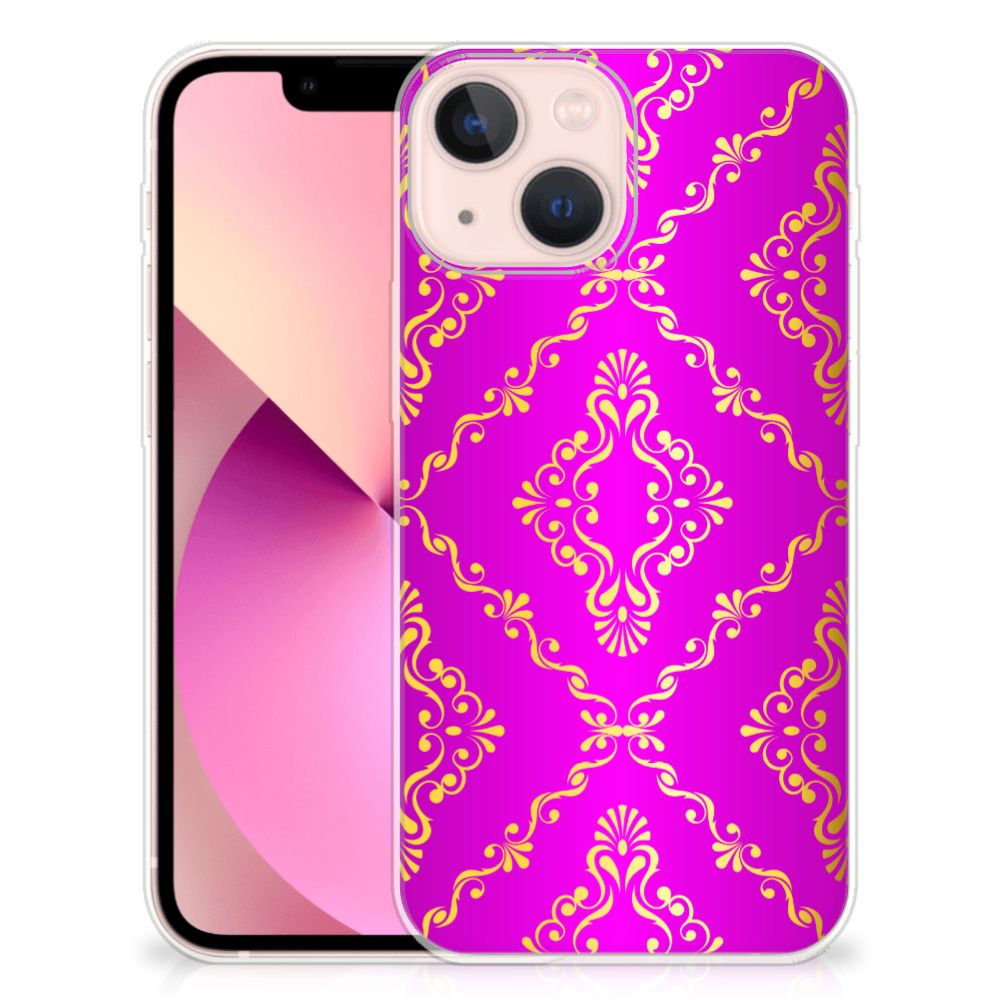 Siliconen Hoesje iPhone 13 mini Barok Roze