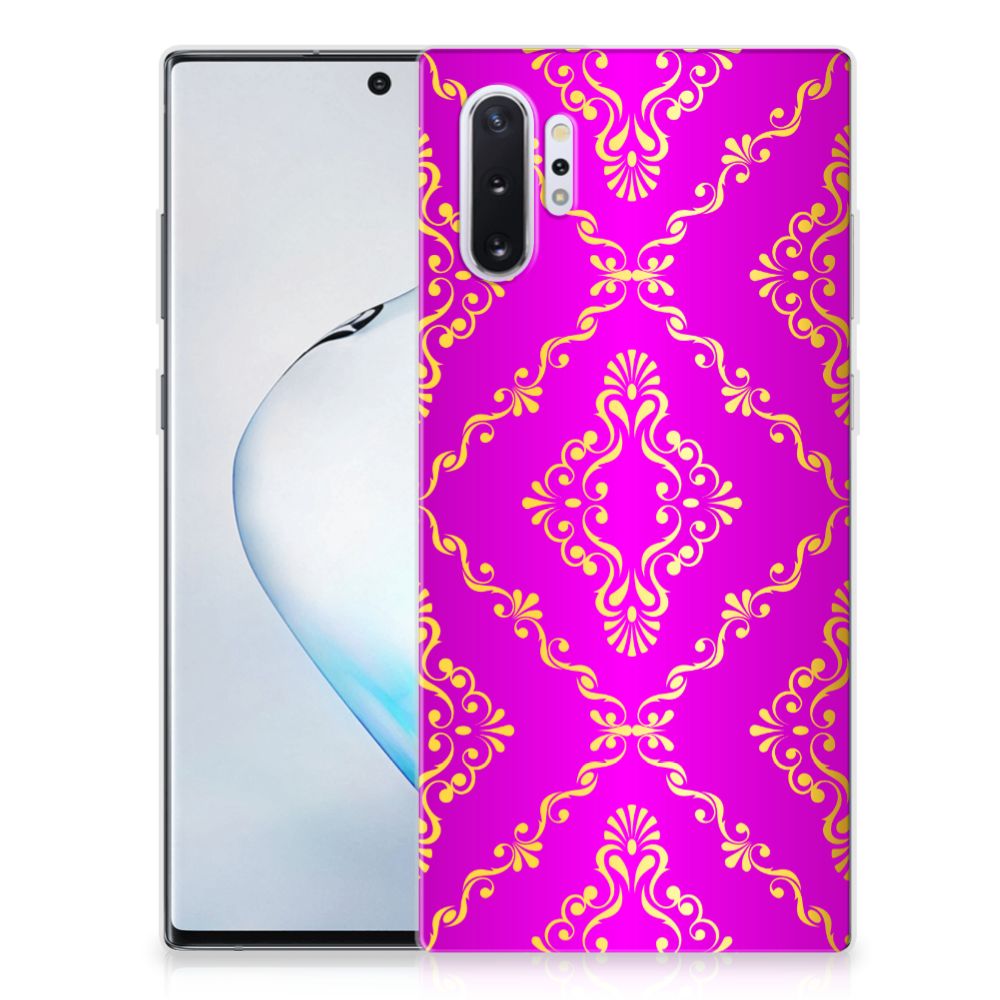 Siliconen Hoesje Samsung Galaxy Note 10 Plus Barok Roze