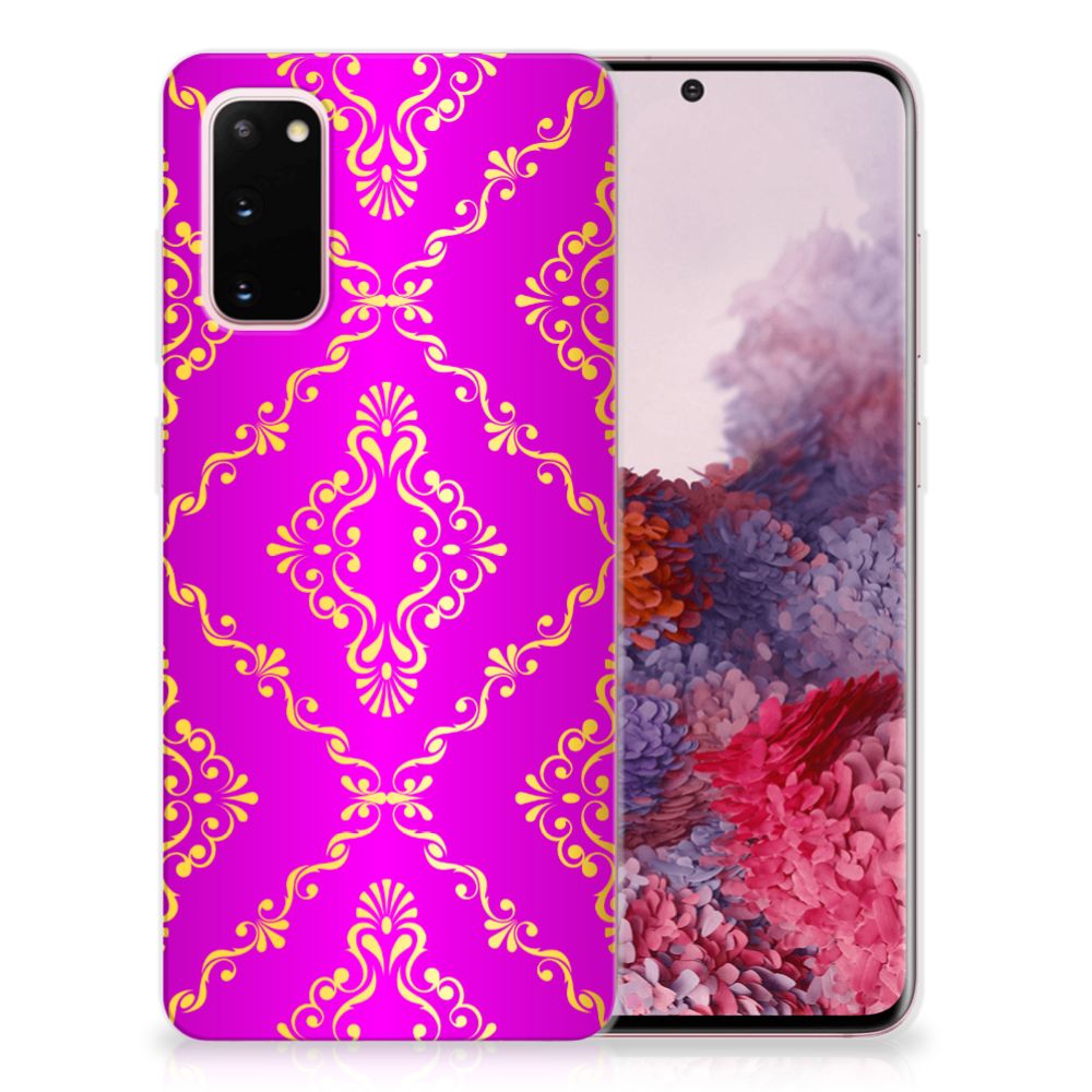 Siliconen Hoesje Samsung Galaxy S20 Barok Roze