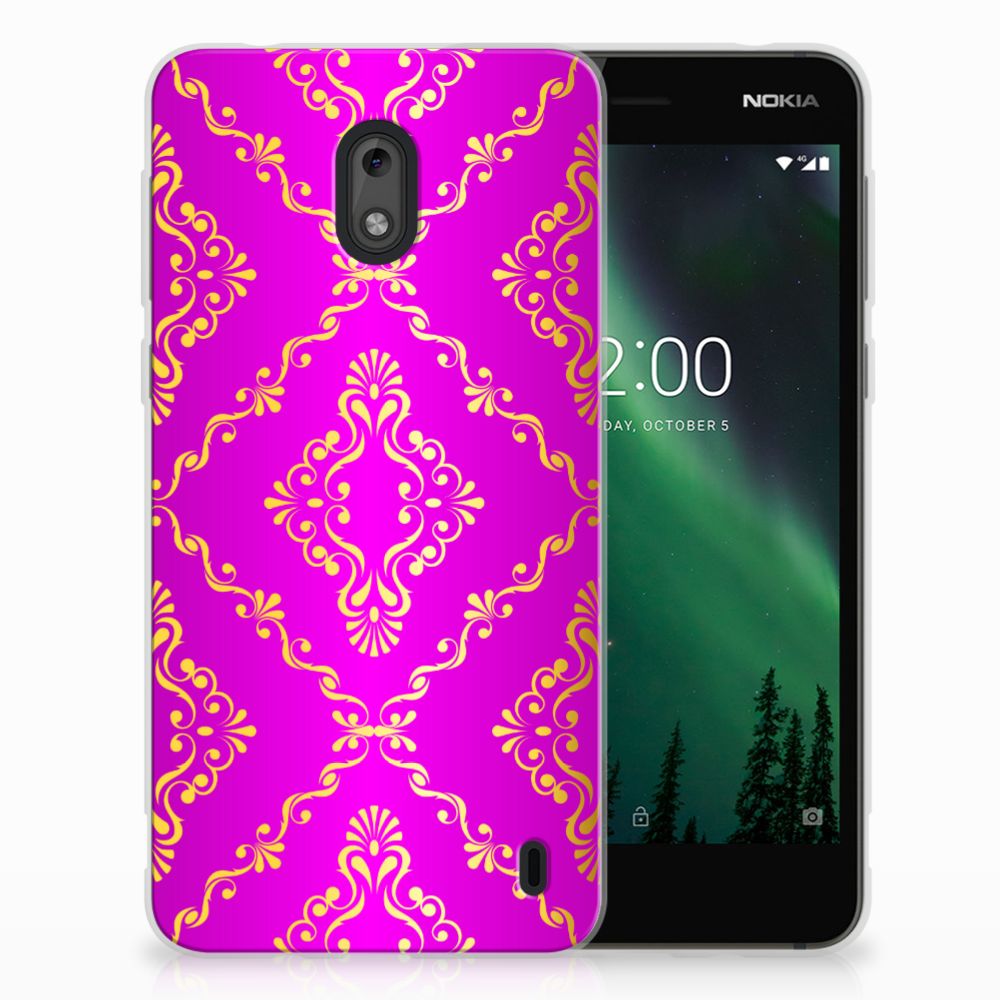 Siliconen Hoesje Nokia 2 Barok Roze