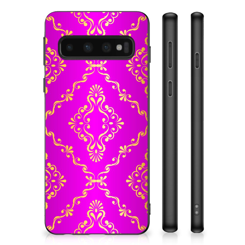 Hoesje TPU Samsung Galaxy S10 Barok Roze