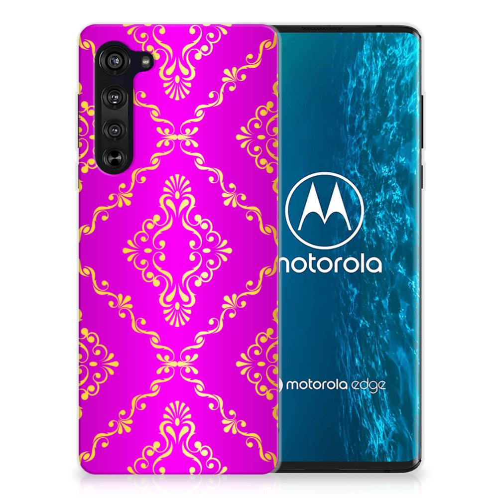 Siliconen Hoesje Motorola Edge Barok Roze