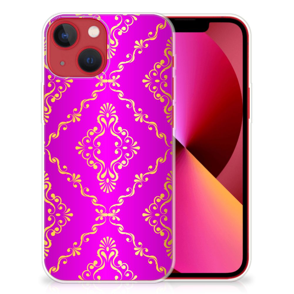 Siliconen Hoesje Apple iPhone 13 Barok Roze
