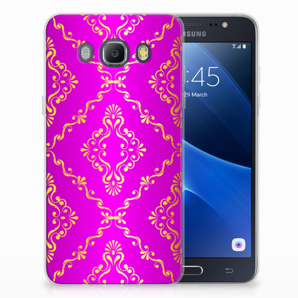 Siliconen Hoesje Samsung Galaxy J5 2016 Barok Roze
