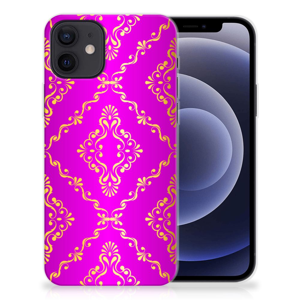 Siliconen Hoesje iPhone 12 | 12 Pro (6.1) Barok Roze